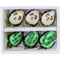 6pcs Panda & Bamboo Chocolate Strawberries Gift Box